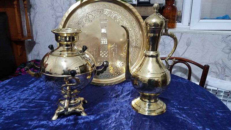 Samovar Lagan Obdasta 100%Latundan