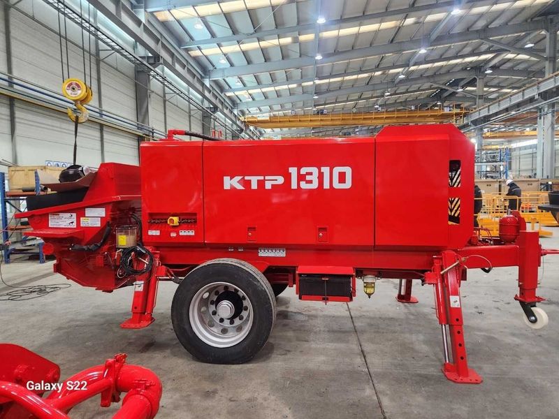 Стационарный бетононасос KTP1310 из Республики Корея от Завода КСР