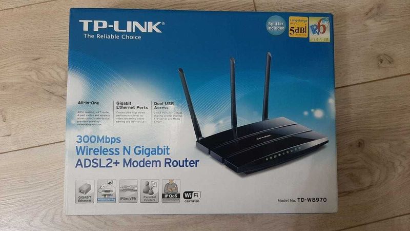 Продаю модем TP-Link TD-W 8970 в очень хорошем состоянии