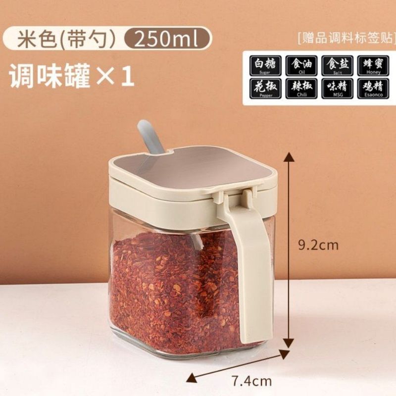 Банки для специй с ложкой Банки для специй с ложкой