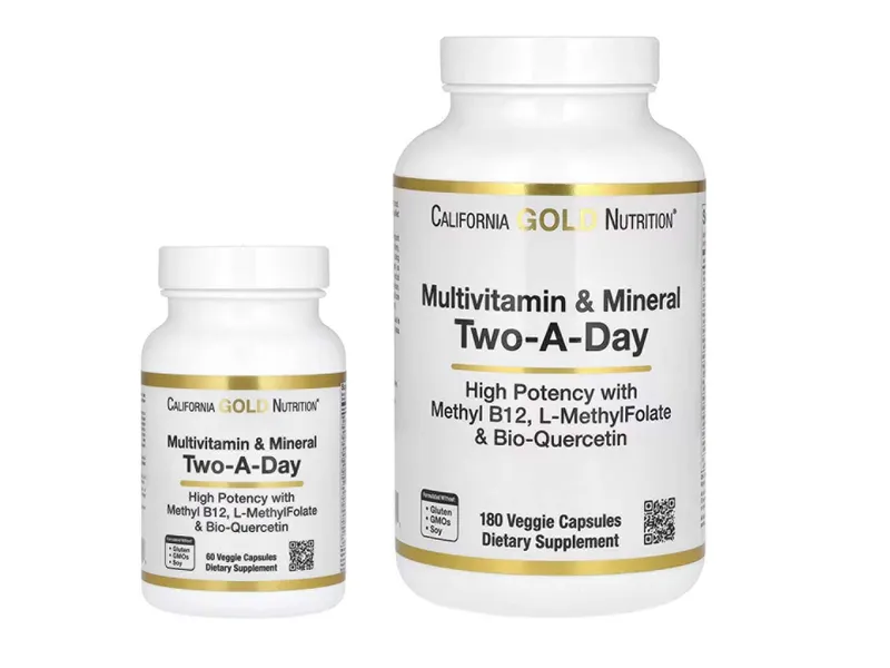 California Gold Multivitamin and Mineral Two-A-Day мультивитамины California Gold Multivitamin and Mineral Two-A-Day мультивитамины