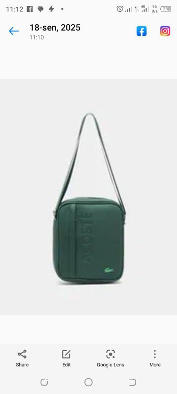 Lacoste yelka sumkasi