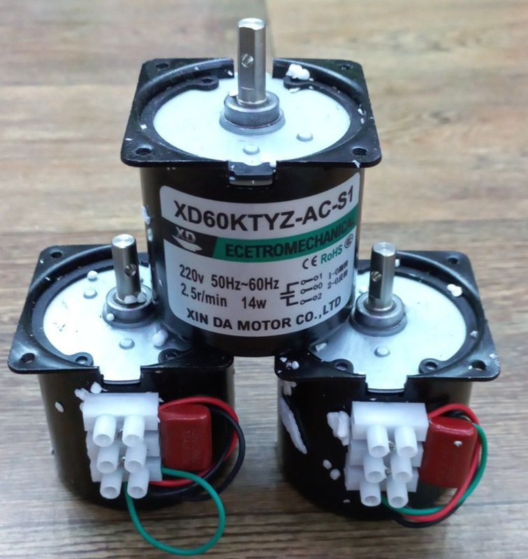 Мотор 220v 14WATT 220v 6WATT шестеренка