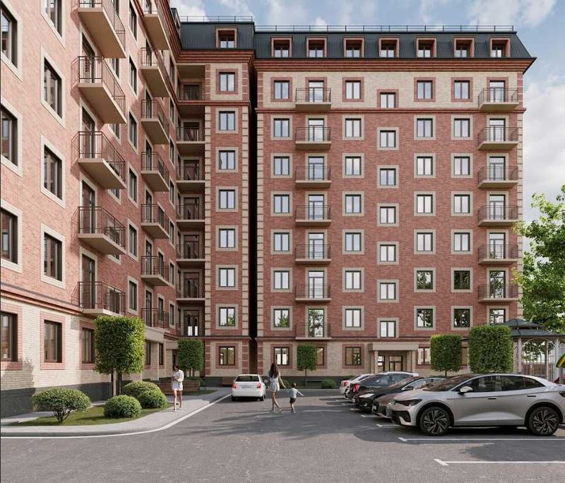 Курилиш этапдаги НОВОСТРОЙКА. Уч Кахрамон.1м2 учун нарх 6,8 млн [KH]