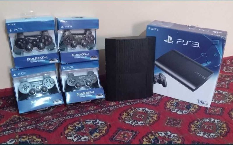 Ps3 slim 320gb 30o'yin 4yangi pult Ps3 slim 320gb 30o'yin 4yangi pult
