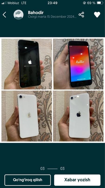 iPhone se 2020 tiniq ayfon se 2