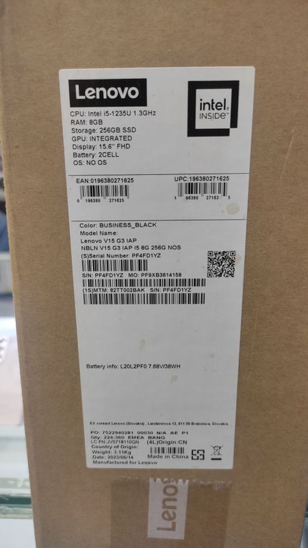 Lenovo V15 g3 256