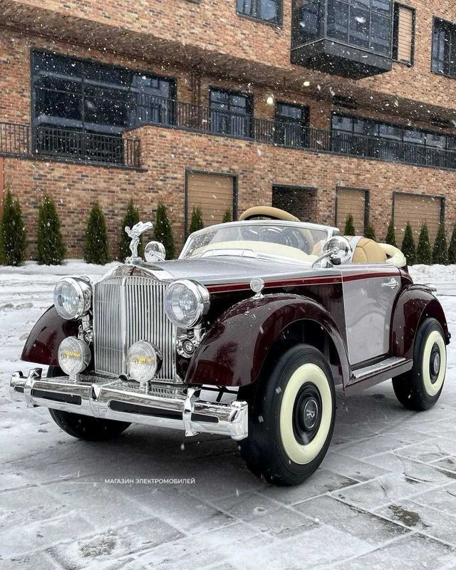 Детский ретро электромобиль Rolls Royce phantom Детский ретро электромобиль Rolls Royce phantom