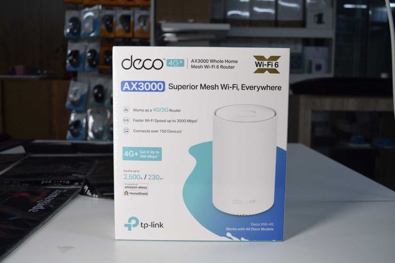 Wi-Fi Роутер TP-Link Deco X50-4G AX3000 Wi-Fi Роутер TP-Link Deco X50-4G AX3000