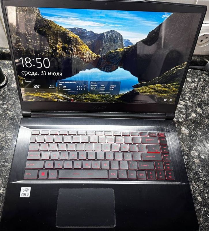 НЕДОРОГО!!! ноутбук msi gf63 10sc