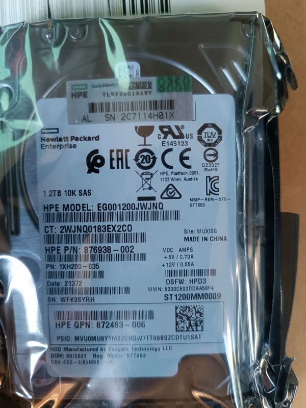 HDD серверные харды 1.2 Тб