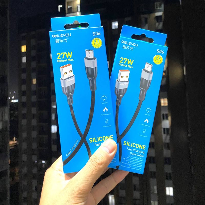 MicroUSB kabel 27W tezkor zaryadlovchi MicroUSB kabel 27W tezkor zaryadlovchi