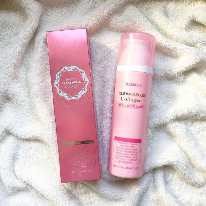 многофункциональный флюид с коллагеном Deoproce Cleanbello Collagen 10