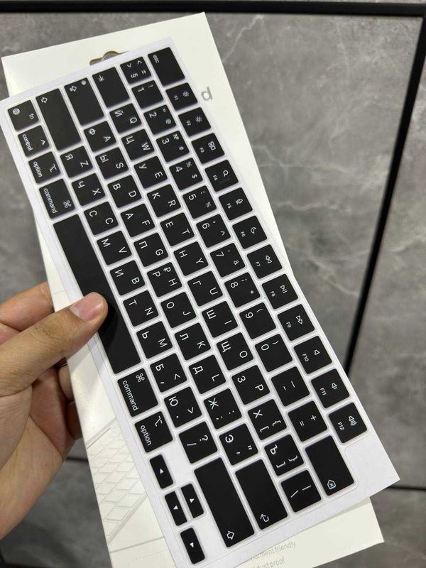 Чехол накладка клавиатуры для всех MacBook с Русскими буквами Чехол накладка клавиатуры для всех MacBook с Русскими буквами