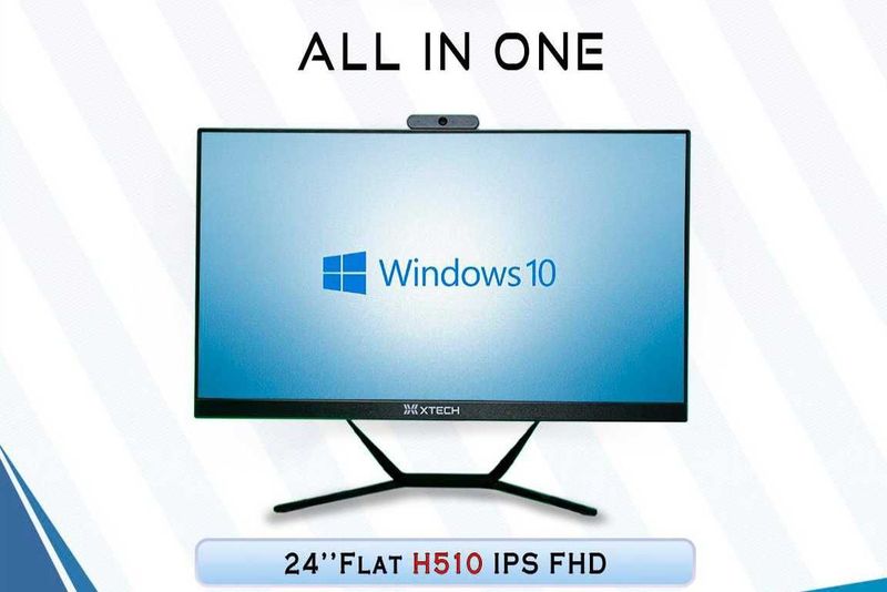 Офисный Моноблок 24" H510/ i3-10100T / D4 8GB / SSD 256GB /+klava mish