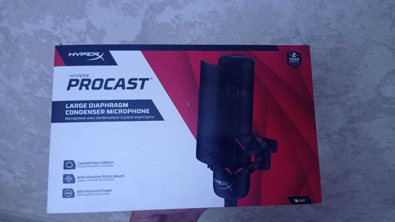 HYPER X PROCAST Профессиональный микрофон HYPER X PROCAST Профессиональный микрофон