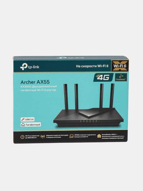 TP-Link Archer AX55 AX3000 Wi-Fi 6 2.5 GB как новый TP-Link Archer AX55 AX3000 Wi-Fi 6 2.5 GB как новый