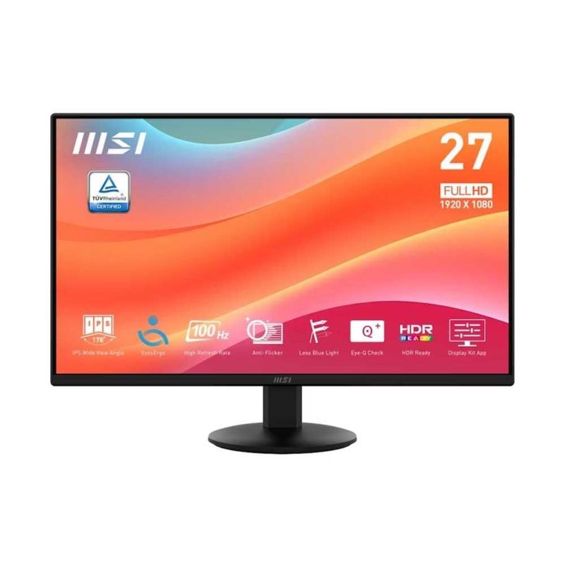 27-дюймовый многофункциональный монитор MSI PRO MP272L 27-дюймовый многофункциональный монитор MSI PRO MP272L