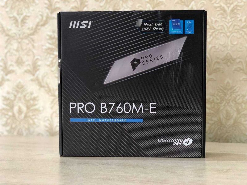 MSI PRO B760M-E + Intel® Core™ i5-12400F MSI PRO B760M-E + Intel® Core™ i5-12400F