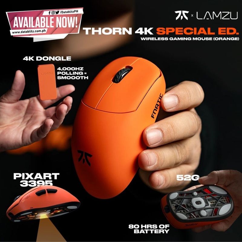 СКИДКА! LAMZU THORN 4K Special Edition Беспроводная мышка/мышь/вес 52г