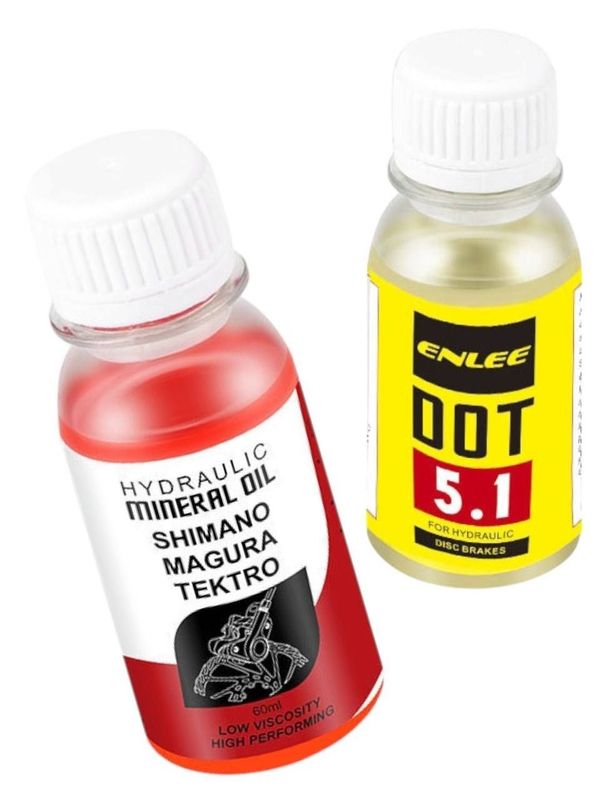 Тормозная жидкость для велосипеда Mineral oil / DOT 5.1 Тормозная жидкость для велосипеда Mineral oil / DOT 5.1