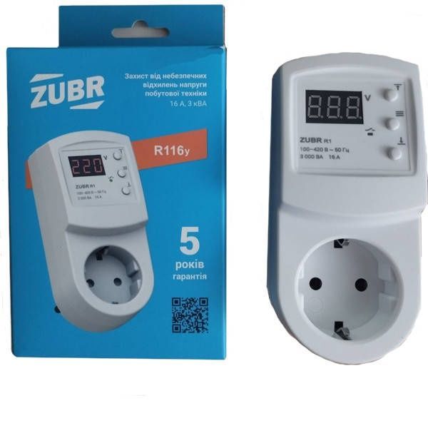 реле напряжения zubr r116y