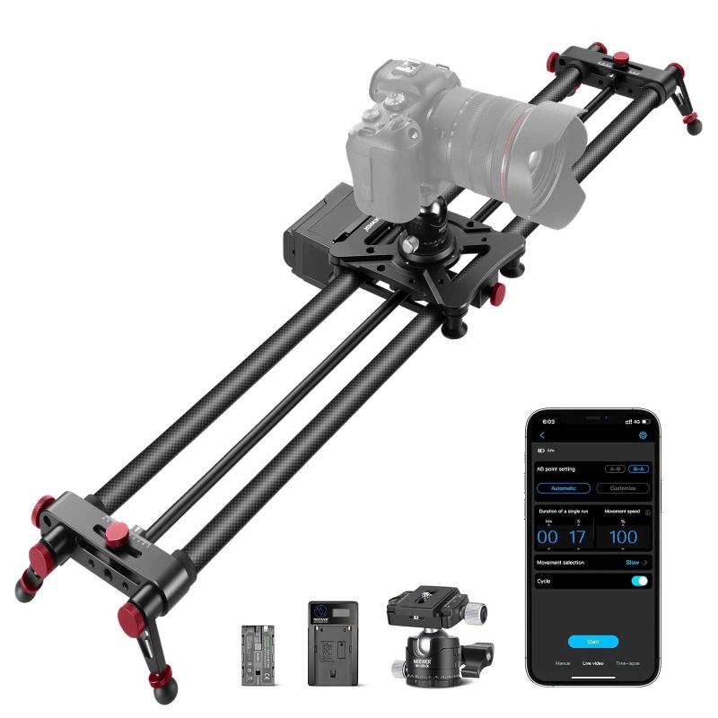 NEEWER ER1 Motorized Carbon Fiber Camera Slider - Слайдер