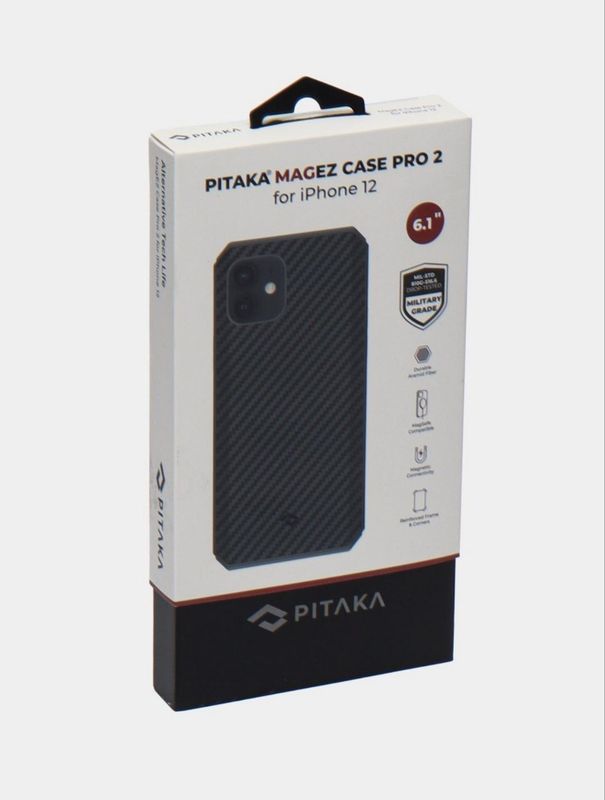 Противоударный чехол Pitaka MagEZ Case Pro 2 для iPhone 12 Противоударный чехол Pitaka MagEZ Case Pro 2 для iPhone 12