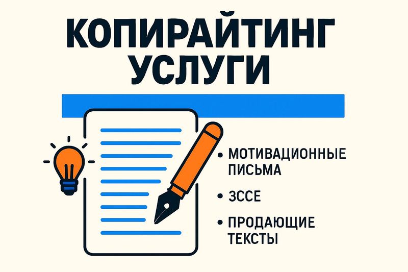 Написание текстов на заказ EN-DE-RU Написание текстов на заказ EN-DE-RU