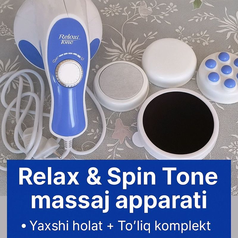 Braun Relax & Spin Tone massaj apparati Braun Relax & Spin Tone massaj apparati