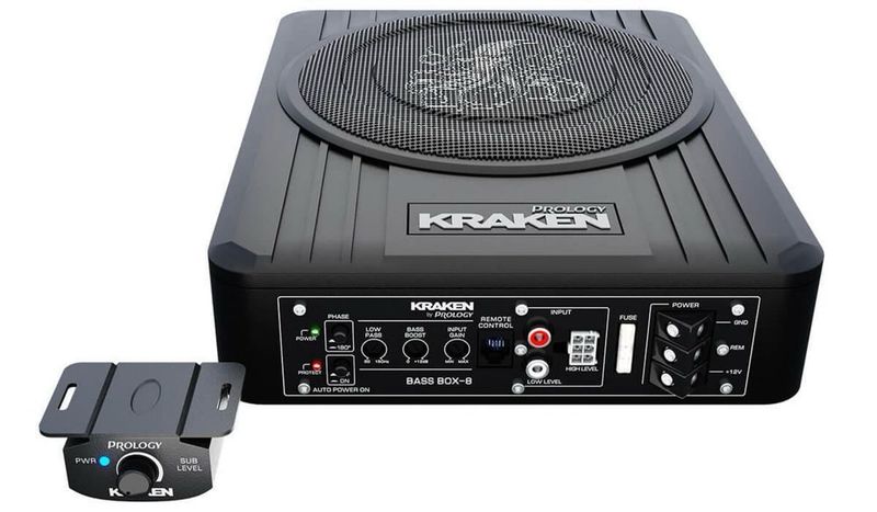 PROLOGY KRAKEN BASS BOX-8 автомобильный активный сабвуфер