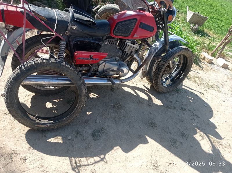 Mototsikl udar zoʻri. Ratnoy zavod turibdi gilza 0.25.karopkasi ochilm