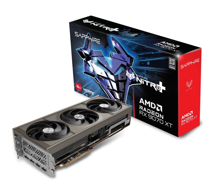 Видеокарта Sapphire AMD Radeon RX 9070 XT NITRO+ OC Видеокарта Sapphire AMD Radeon RX 9070 XT NITRO+ OC