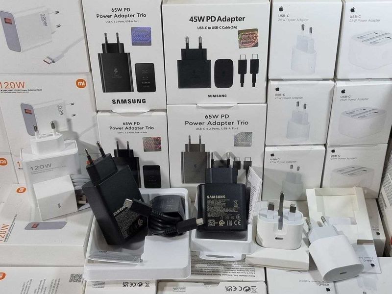 Adapter (зарядка, адаптер) для Apple, XIAOMI, SAMSUNG