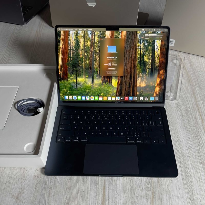 MacBook Air 2024 M3, 8/256 GB, batareya 100% Full box - Chehol bonus! MacBook Air 2024 M3, 8/256 GB, batareya 100% Full box - Chehol bonus!