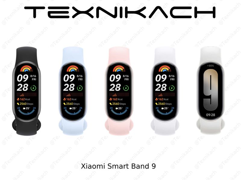 Yangi • Xiaomi Smart Band 9 • Dastavka