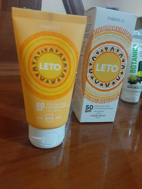 LETO SPF50 quyoshdan himoya qiluvchi krem LETO SPF50 quyoshdan himoya qiluvchi krem
