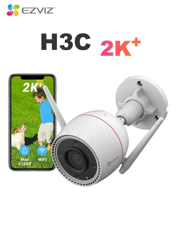 EZVIZ H3C (2K+ 4MP) Wi Fi Kamera | Уличная Камера | Видеонаблюдения EZVIZ H3C (2K+ 4MP) Wi Fi Kamera | Уличная Камера | Видеонаблюдения