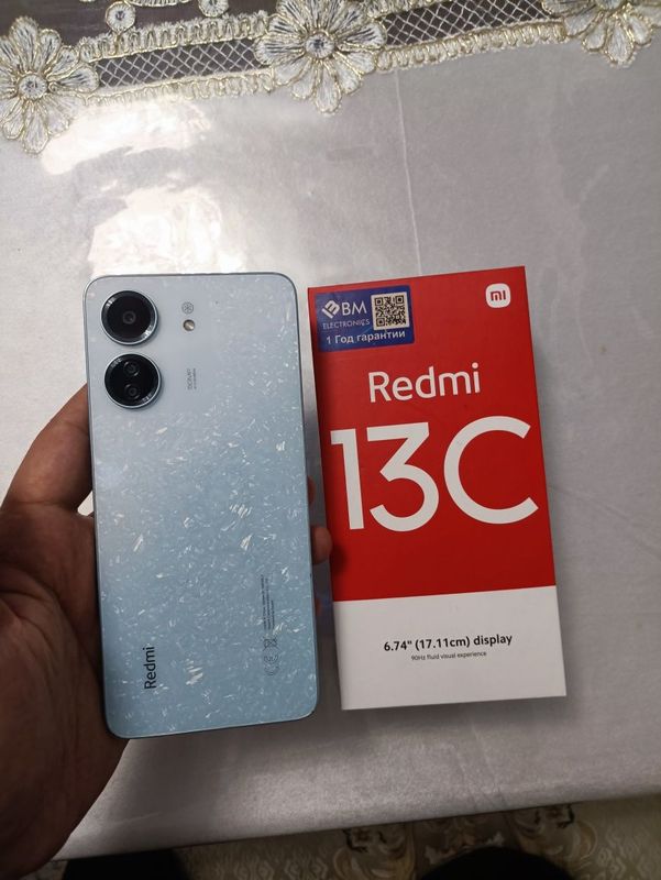 Redmi 13C 6/128GB White Silver 4G Igravoy Original Karobka Ideal Zor