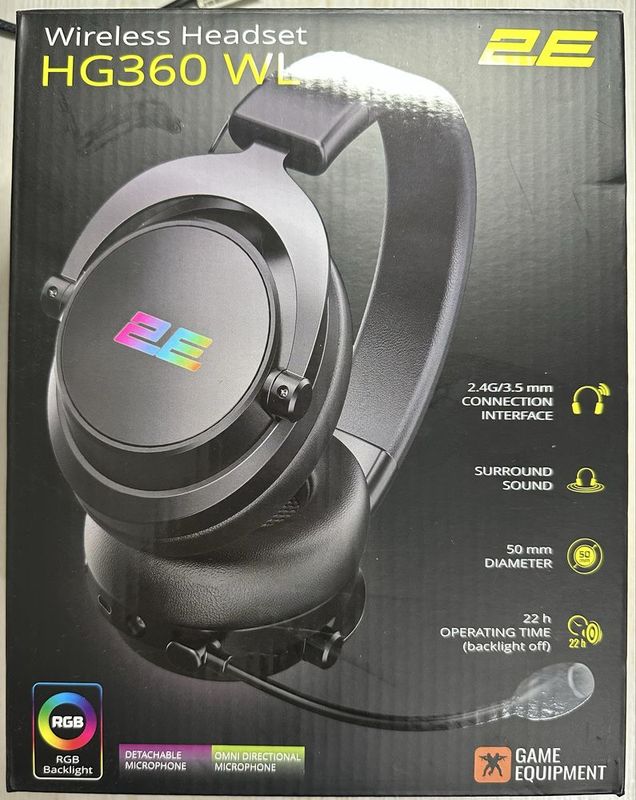 Наушники Беспроводные 2E Gaming HG 360 WL