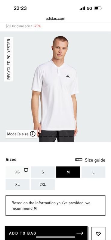Оригинальная футболка Adidas, размер M Оригинальная футболка Adidas, размер M