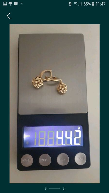 золотой серьги желтой 585-проба, золотой серьги желтой 585-проба,