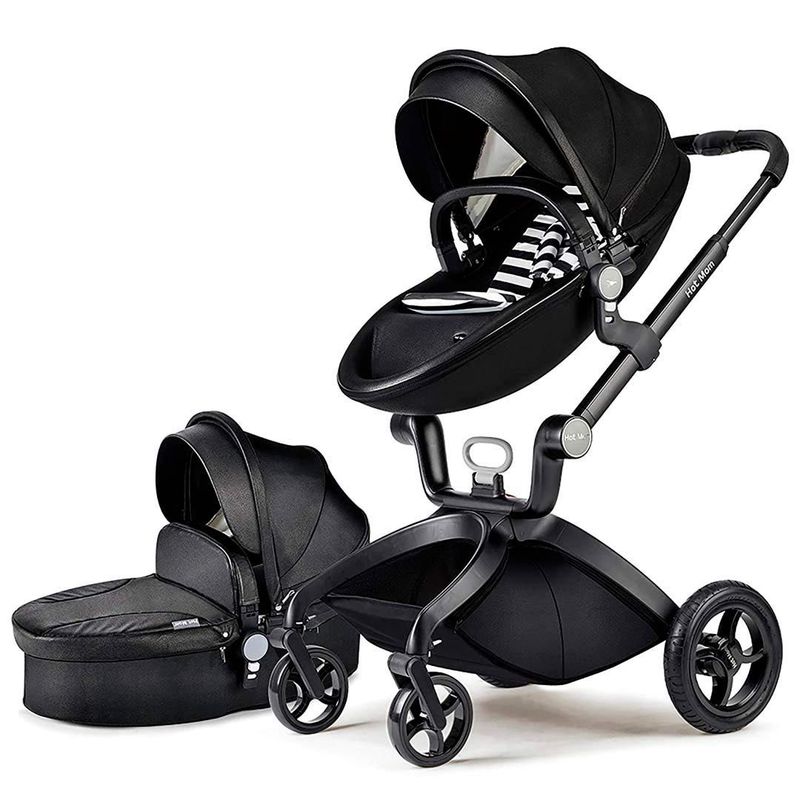 Коляска Hot Mom Baby stroller F22 Black 2 в 1 Коляска Hot Mom Baby stroller F22 Black 2 в 1