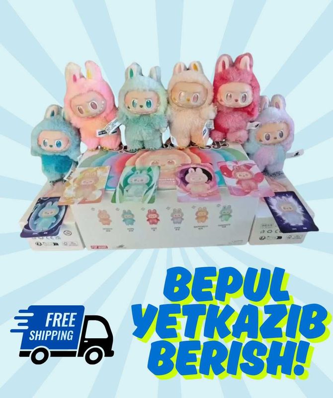 LABUBU pop mart — original korobkada! BEPUL YETKAZIB BERISH! Labubu LABUBU pop mart — original korobkada! BEPUL YETKAZIB BERISH! Labubu