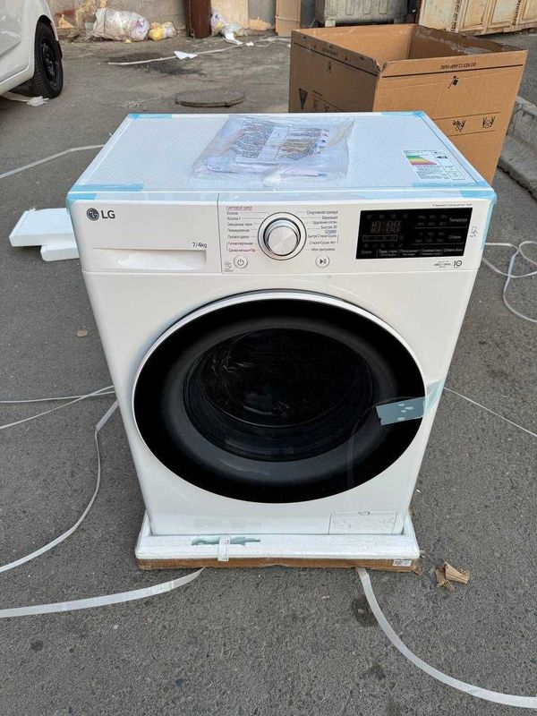 Стирально-сушильная машина LG 7/4 кг F2J6HG7W DD Inverter Steam Стирально-сушильная машина LG 7/4 кг F2J6HG7W DD Inverter Steam
