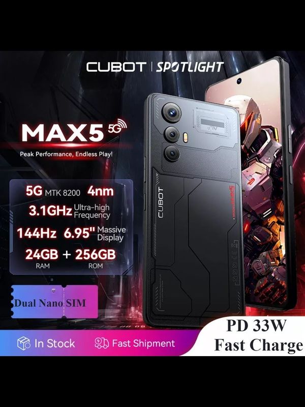 Продам Cubot Max 5 24\256 gb 5G