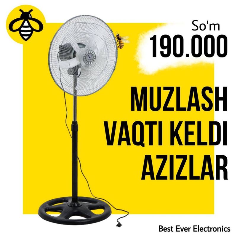 Ventilyator Ovozsiz Sifatli Arzon