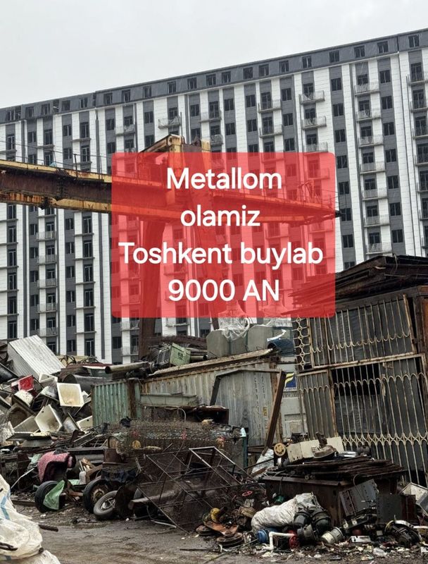 Olamiz Metallom met b/u Qora metalom pererabotka Olamiz Metallom met b/u Qora metalom pererabotka
