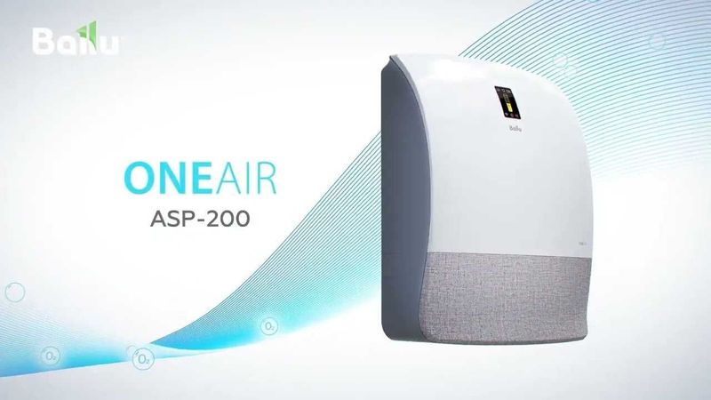 Бризер Ballu ONEAIR ASP-200SP WARM (белый)