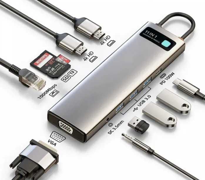 baseus hub 11in1 baseus hub 11in1